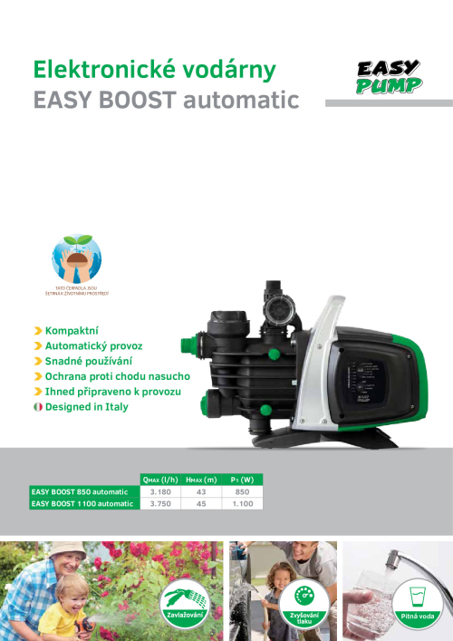 EASY BOOST 850 AUTOMATIC  230V   záruka 5 let