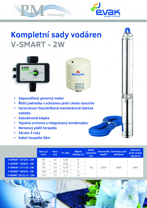 domácí vodárna V-SMART 1010/8 - 2W