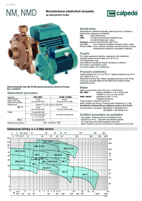 Calpeda NM 11/A/B 230/400V 2,2kW 2900ot.