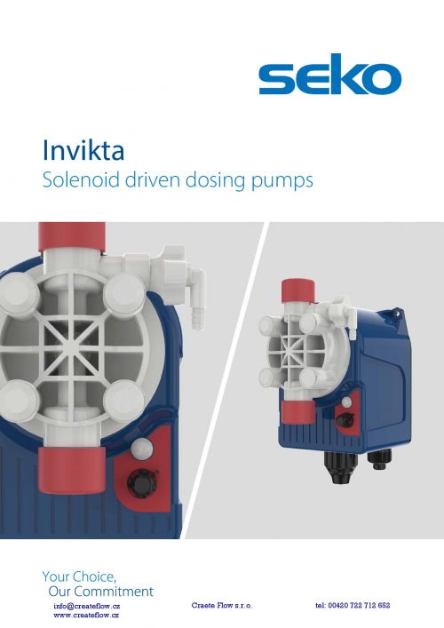 SEKO Invikta KCS 633, 5 l/hod, 5 bar PVC/Viton