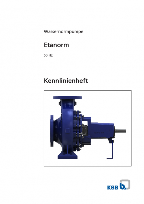 horizontální odstředivé čerpadlo KSB Etanorm