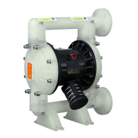 Membránové čerpadlo ADFP 40-PP-PP-TF-TF Max. výkon 446 l/min, max. výtlak 7 bar
