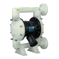ADFP RV72911F - Membránové čerpadlo AD25, 150 l/min, 8.4 bar, příruba, PP-PP-TF-TF