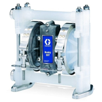 Graco D3B911 - Membránové čerpadlo Husky 307 PP s připojením BSP 3/8 in., střední část PP, sedla PP, koule PTFE a membrána PTFE