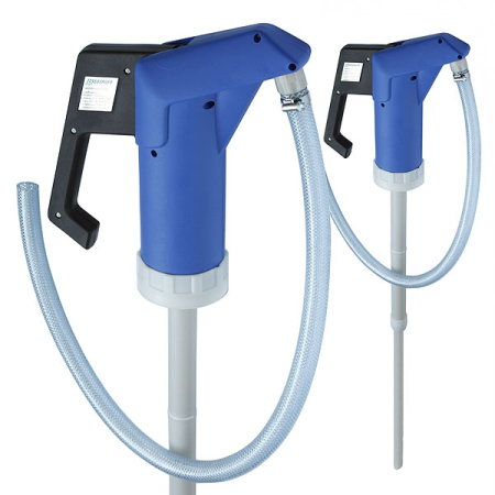 Ruční pumpa na řídké tekuté potraviny | JP-04 modro/bílá